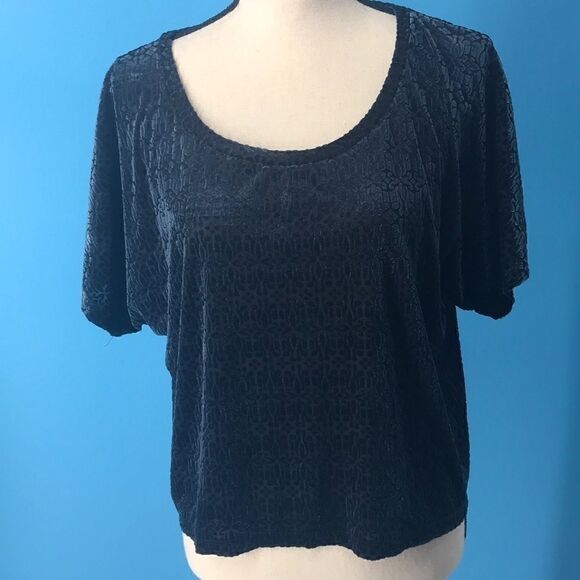 BP VELVET BURNOUT TOP  - Picture 1 of 8
